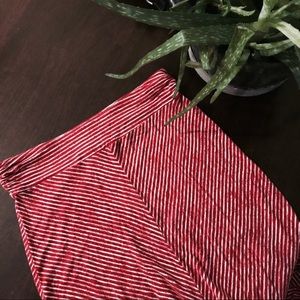 LAST CHANCE Striped Maxi-Skirt (Liz Claiborne)